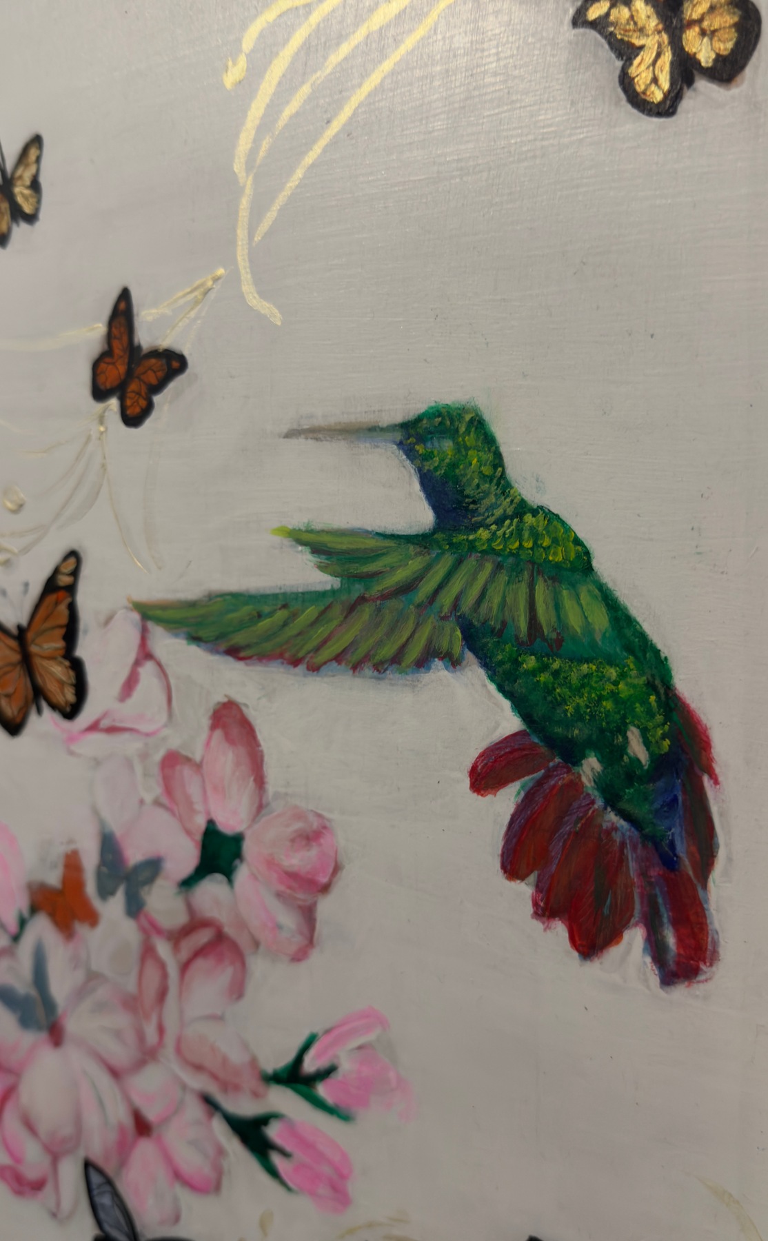 Colibríes y Mariposas — detail 2